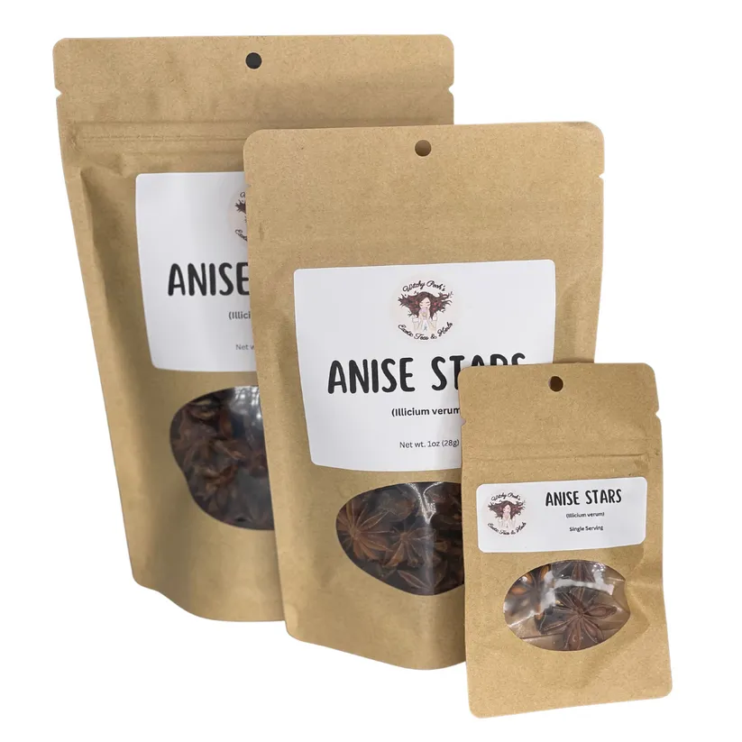 Anise Stars, Whole and Pieces Herb