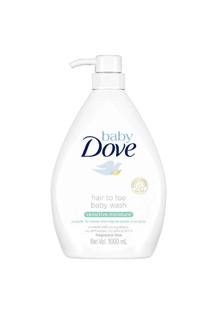 Baby Dove Hair To Toe Wash Sensitive Moisture 1L