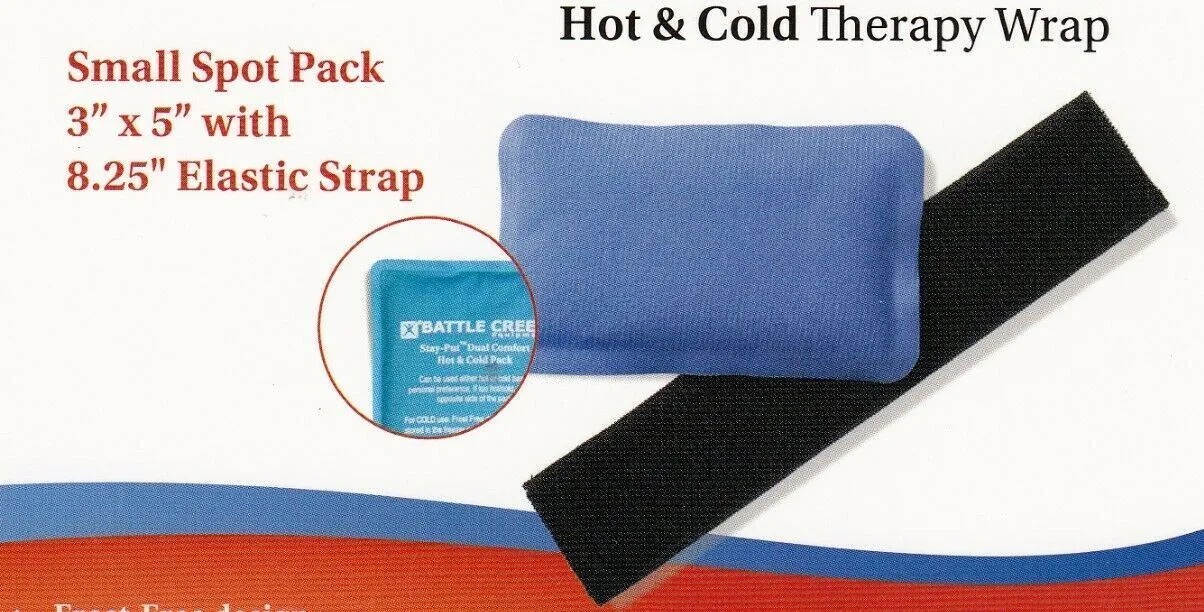Battle Creek Stay Put Dual Comfort Hot & Cold Therapy Wraps