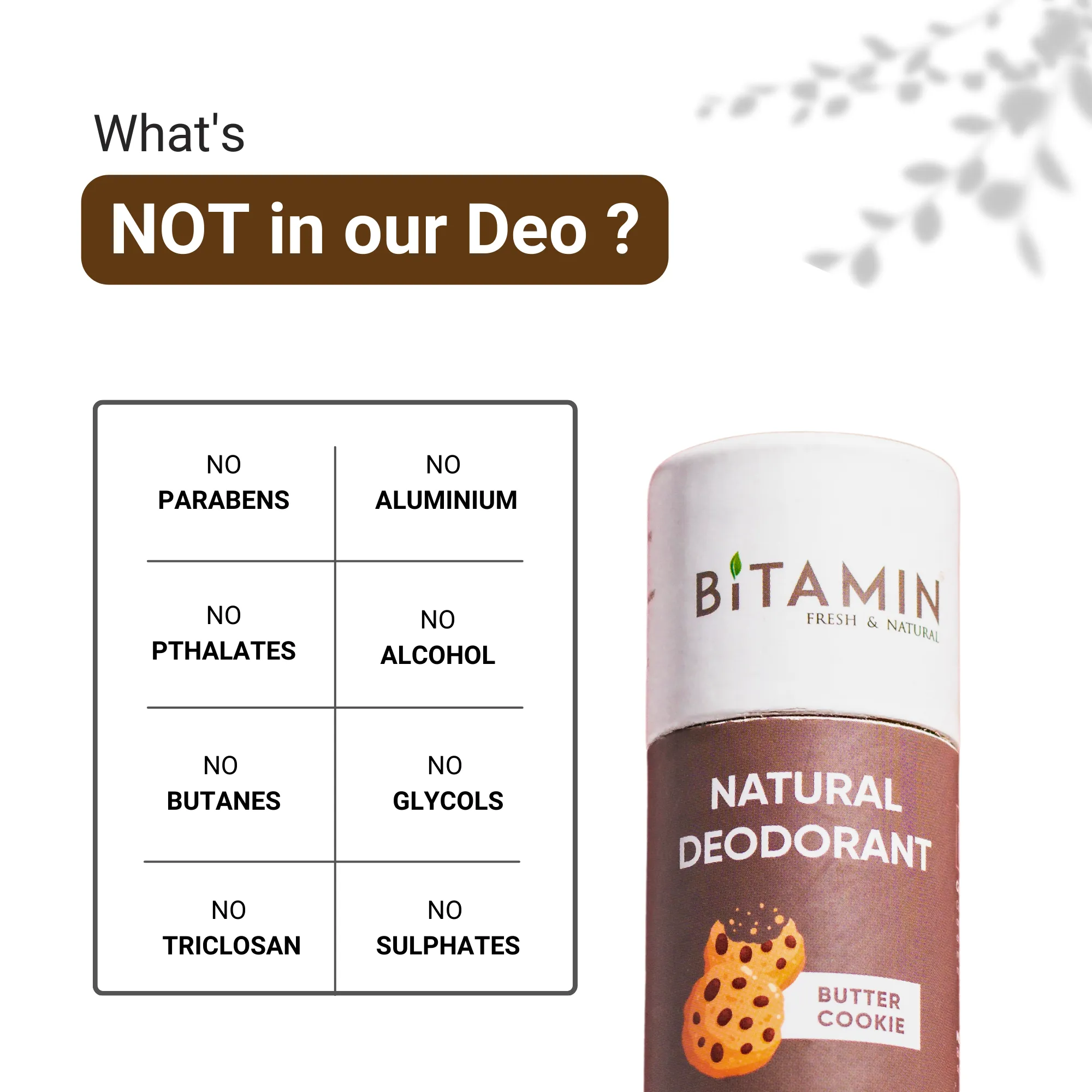 Bitamin Ultimate Natural Deodorant Gift Box - 30 Grams Each