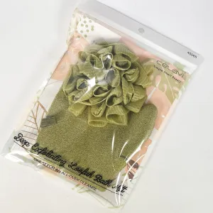 Deep Exfoliating Loofah Bath Mitt Green (1 unit)