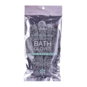 Detox Charcoal Exfoliating Bath Gloves 1 Each By Clean Logic