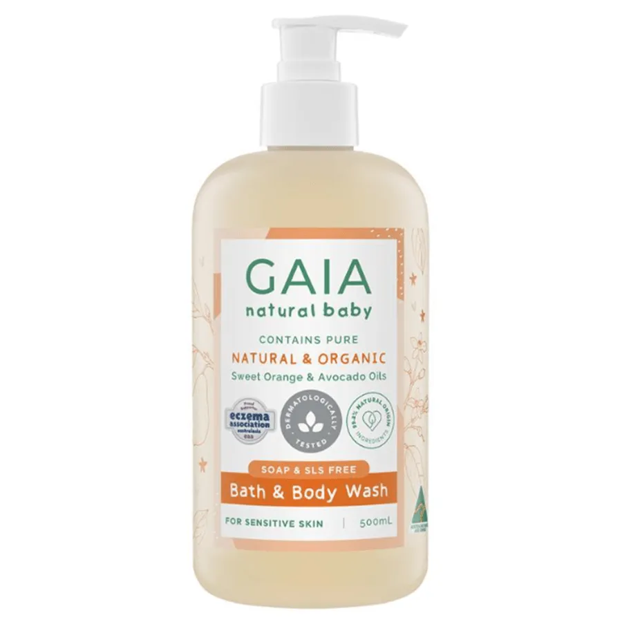 Gaia Natural Baby - Bath & Body Wash 500ml