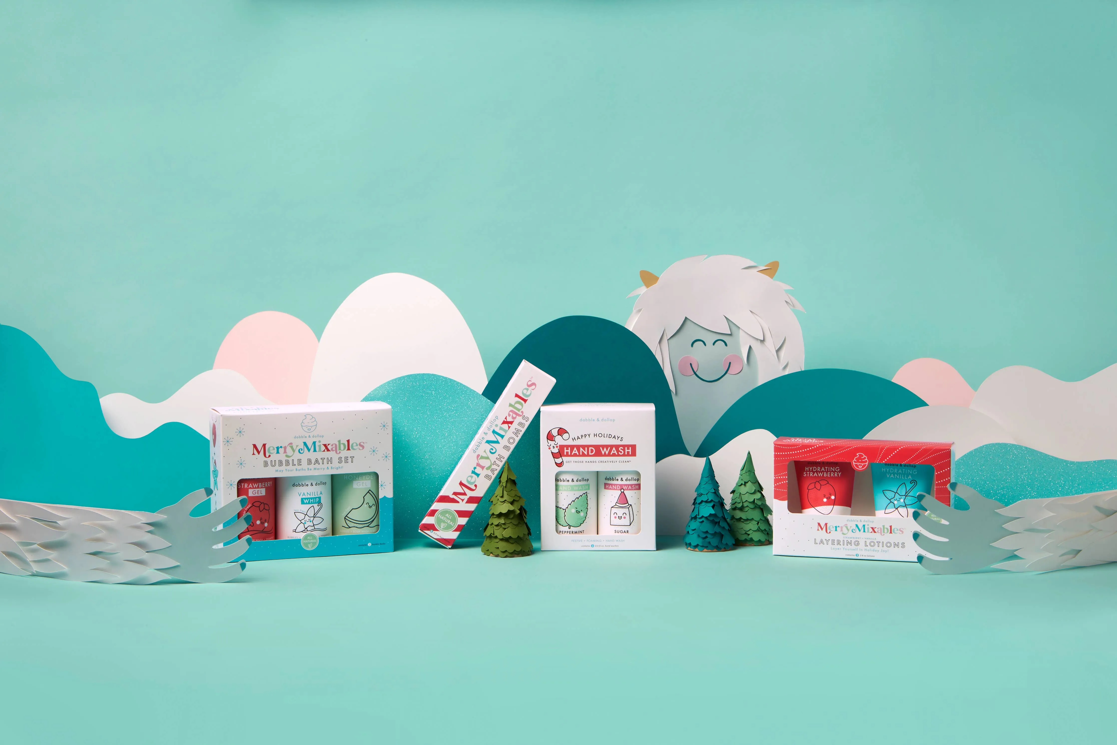 Happy Holidays Handwash Set