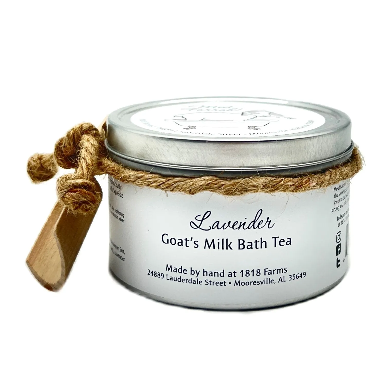 Lavender Goat's Milk Bath Tea Tin