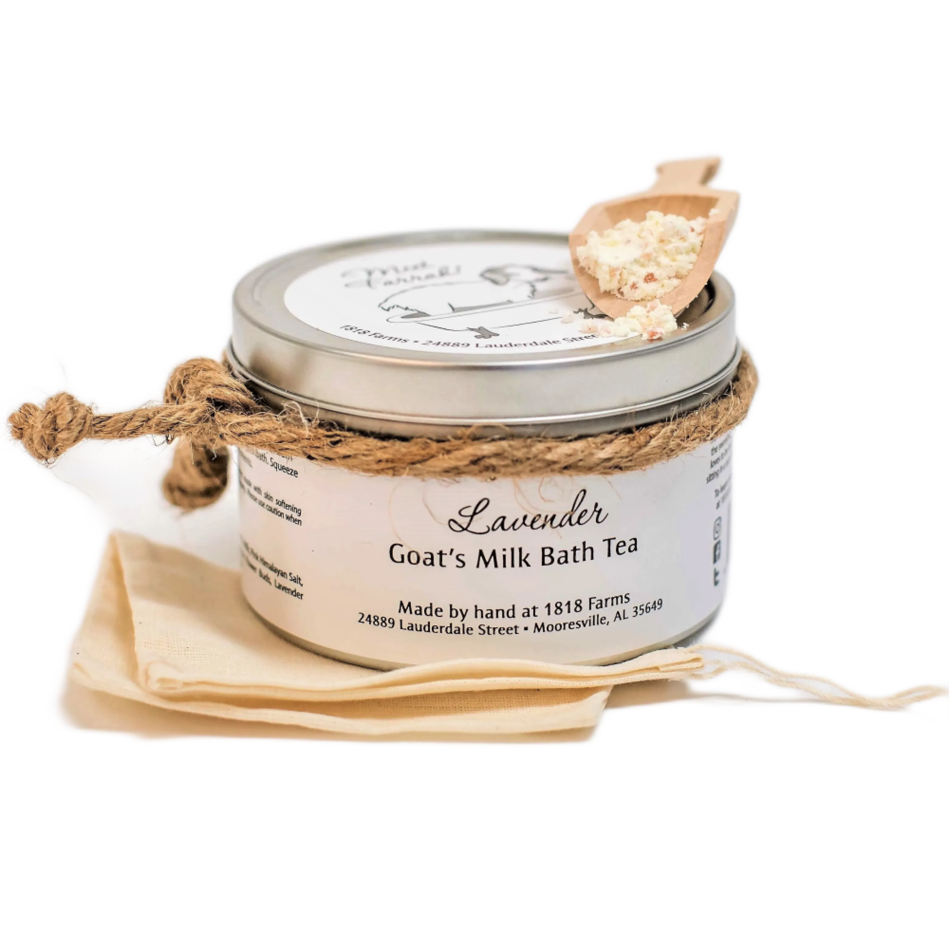 Lavender Goat's Milk Bath Tea Tin