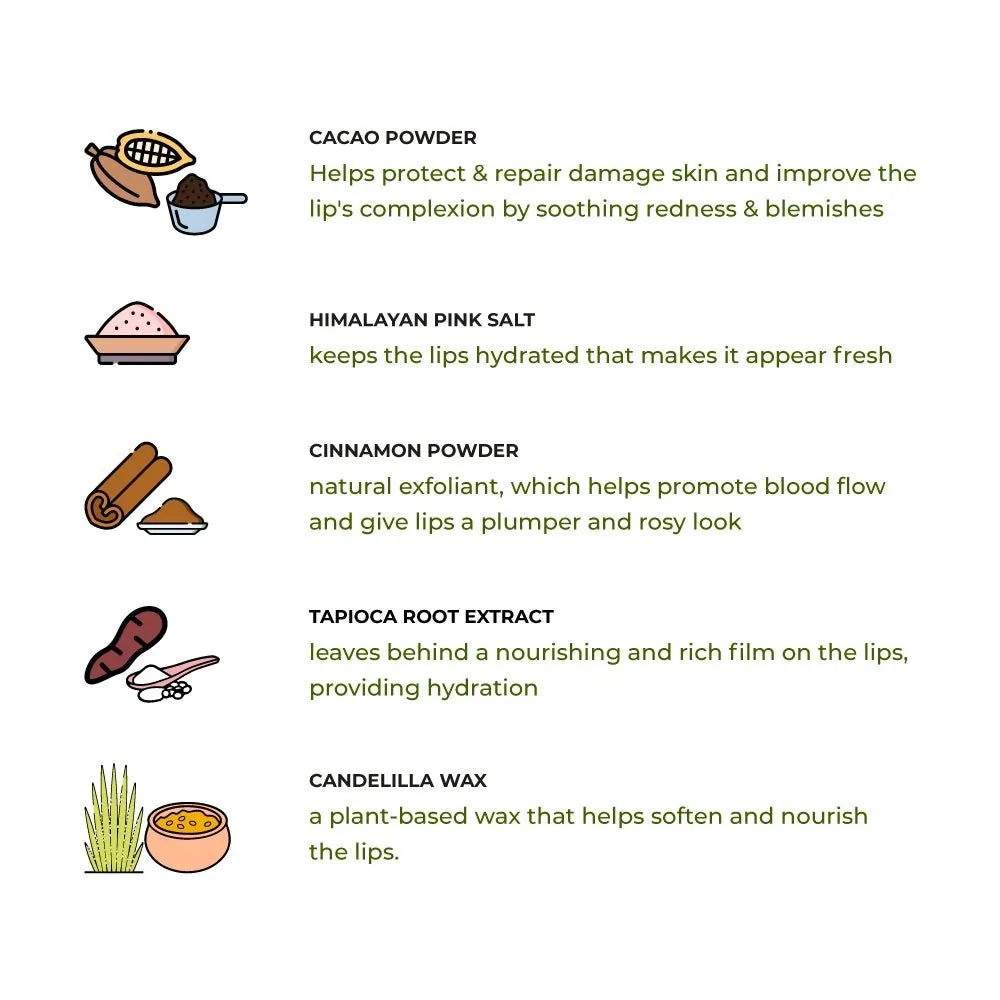 Lips Best Friends Pack- Moringa Lip Butter   Chocolate Lip Scrub