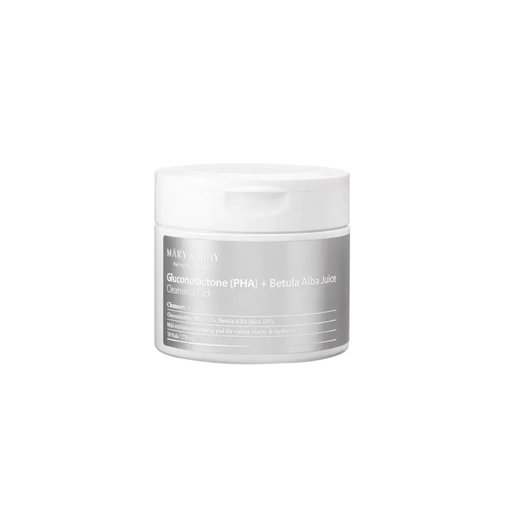 Mary&May Gluconolactone (PHA) Betula Alba Juice Cleansing Pad
