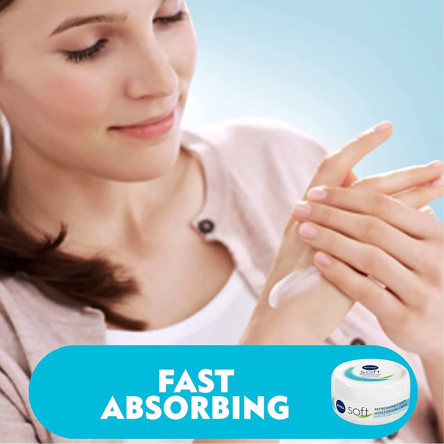 NIVEA Moisturising Cream, Soft Refreshing, Jar