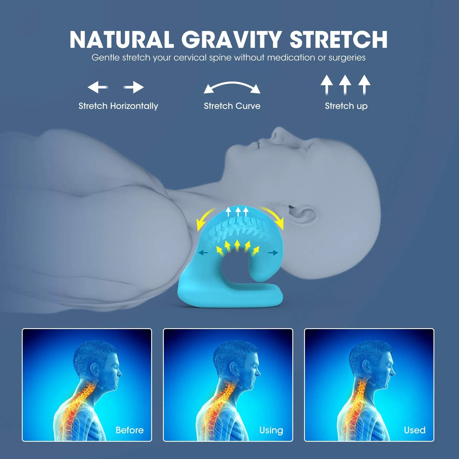 ZAMAT Neck and Shoulder Relaxer with Magnetic Therapy for Pain Relief Small